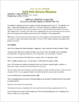 NEW and UPDATED Interim CDC Guidance and Information on Novel H1N1 Flu Monday May 11 2009 2000 EDT 800 PM EDT 0