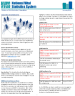 National Vital Statistics System Division of Vital Statistics Newsletter January 2021