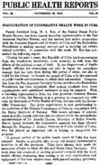 Weekly Reports for NOVEMBER 29 1935