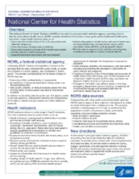National Center for Health Statistics NCHS Fact Sheet September 2017
