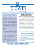 MMWR Morbidity and Mortality Weekly Report Vol 54 No 41 October 21 2005