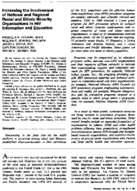 Increasing The Involvement Of National And Regional Racial And Ethnic Minority Organizations In HIV Information And Education