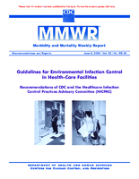 Morbidity and Mortality Weekly Report Recommendations and Reports June 6 2003  Vol 52  No RR10