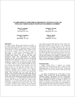 A Comparison of Beamforming Processing Techniques for Low Frequency Noise Source Identification in Mining Equipment manuscript