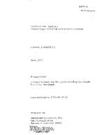 Instructor manual Industrial hygiene chemistry course lesson number 15