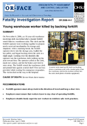 Young Warehouse Worker Killed by Backing Forklift