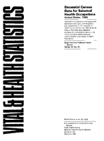 Decennial Census Data for Selected Health Occupations United States 1980