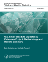 US SmallArea Life Expectancy Estimates Project Methodology and Results Summary
