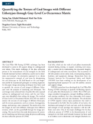 Quantifying the Texture of Coal Images with Different Lithotypes through GrayLevel CoOccurrence Matrix
