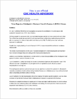 Three Reports of Oseltamivir Resistant Novel Influenza a H1N1 Viruses Thursday July 09 2009 1915 EDT 715 PM EDT