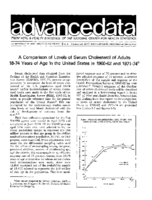 A Comparison of levels of serum cholesterol of adults 1874 years of age in the United States in 196062 and 197174