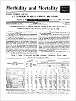 Morbidity and Mortality Weekly Report For release September 11 1959 Vol 8 No 35