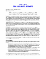 Nationwide Shortage of Tuberculin Skin Test Antigens CDC Recommendations for Patient Care and Public Health Practice April 12 2013 1100 EDT