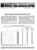 Advance report of final marriage statistics 1979