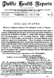 Public health reports  v 14 no 18 May 5 1899
