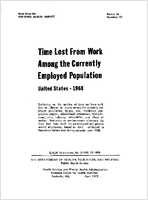Time lost from work among the currently employed population United States1968