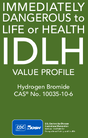 Immediately Dangerous to Life or Health IDLH Value Profile Hydrogen Bromide CAS No 10035106
