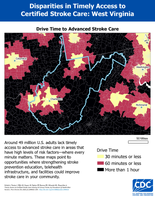 WV Drive Time to Advanced Stroke Care