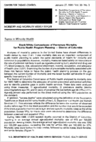 MMWR Morbidity and Mortality Weekly Report January 27 1989  Vol 38  No 3