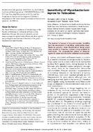 Sensitivity of Mycobacterium leprae to Telacebec