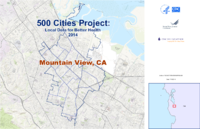 500 Cities Project Local Data for Better Health 2014 Mountain View CA