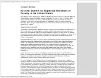 National Summit on Neglected Infections of Poverty in the United States