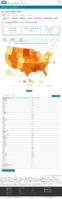 United States COVID19 Cases and Deaths by State Reported to the CDC Since January 22 2020 COVID19 Case Rate in the US Reported to the CDC by StateTerritory Cases per 100000 Oct 25 2020