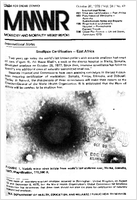 Morbidity and Mortality Weekly Report MMWR October 26 1979  Vol 28  No 42