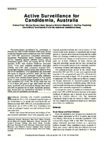Active Surveillance of Candidemia Australia