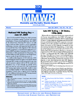 MMWR Morbidity and Mortality Weekly Report Vol 58 No 24 June 26 2009