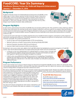FoodCORE Year Six Summary Foodborne Disease Centers for Outbreak Response Enhancement January 1  December 31 2016