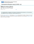 When to Wear Gloves When Gloves Are and Arent Needed July 16 2020