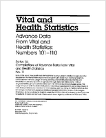 Advance Data from Vital and Health Statistics Numbers 101110