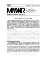 Morbidity and Mortality Weekly Report MMWR September 8 1995  Vol 44  No 35
