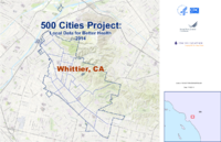 500 Cities Project Local Data for Better Health 2014 Whittier CA
