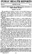 Weekly Reports for JANUARY 19 1934