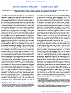 Estimated Burden of Keratitis  United States 2010