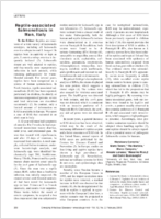 Reptileassociated Salmonellosis in Man Italy