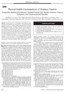 Physical Health Consequences of Vicarious Trauma Prospective Relationship Between Hospital Patient Care Worker Vicarious Trauma Symptoms and Gastrointestinal Disorders