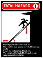 Toolbox Talk Guide Worker Falls When Ladder Slips