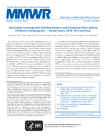MMWR Morbidity and Mortality Weekly Report Vol 68 No 41 October 18 2019