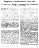 Diagnosis of psittacosis in parakeets