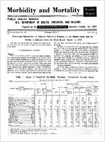 Morbidity and Mortality Weekly Report For release March 20 1959 Vol 8 No 10