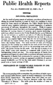 Public Health Reports  v 54 no 7 FEBRUARY 17 1939