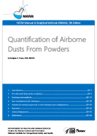 Quantification of Airborne Dusts from Powders