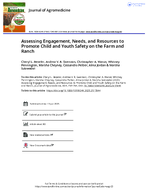 Assessing Engagement Needs and Resources to Promote Child and Youth Safety on the Farm and Ranch