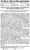 Public health reports  v 52 no 35 AUGUST 27 1937