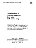 Synthetic Estimation of State Health Characteristics Based on the Health Interview Survey