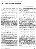 Employment of parttime inspectors in a radiological health program