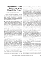 Depression after Infection with West Nile Virus1